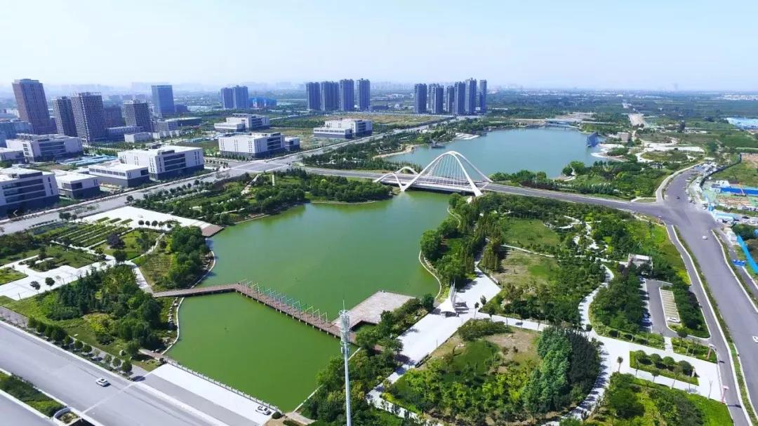 天健湖实拍图