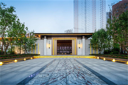 石家庄金辉优步学府夜视图
